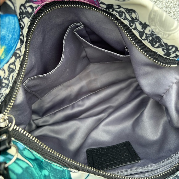 COACH Rare Limited Edition “Carly” Multicolor Butterfly Boho Purse - Picture 9 of 13